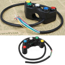 5 Button Motorcycle Race Bike Fog Light Horn ON/OFF 22mm Tool
