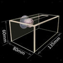 Aquarium Fish Tank Transparent Circle Ring Fish Feeding Floating Food Tray,