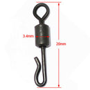 Hirisi 100 Pcs Carp Fishing Swivels Quick Change Stainless Steel For Carp F