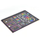 Fun DIY Doodling Drawing Magic Painting Notebook Toys Wood Pen Gi_