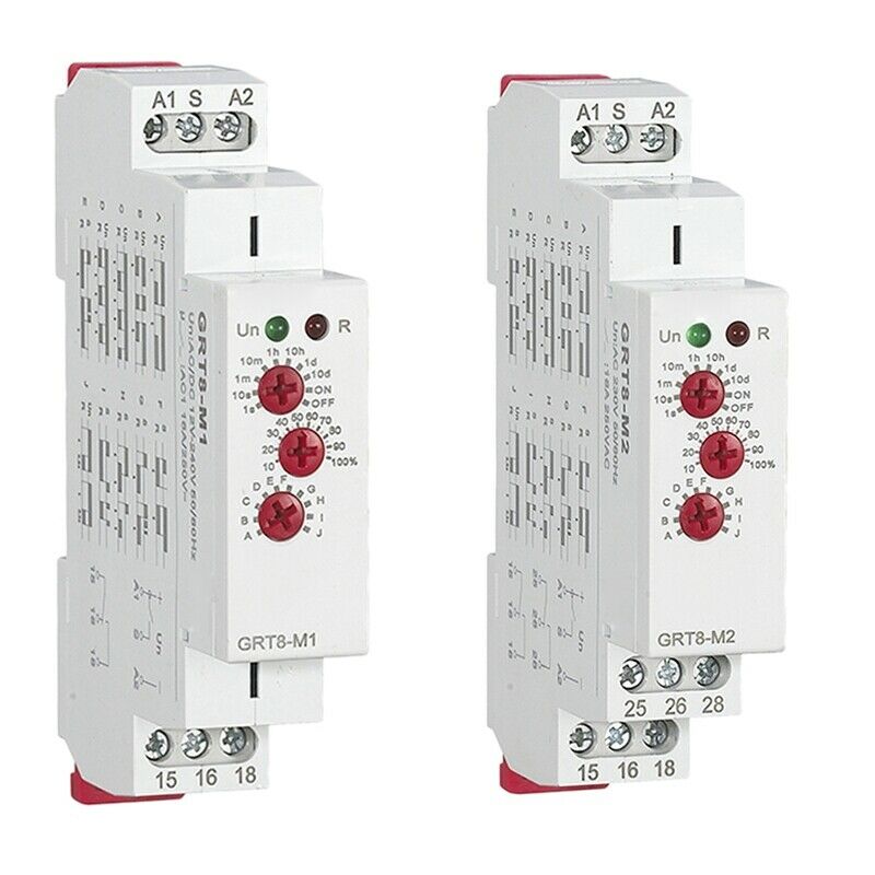 GRT8-M1 16A Multifunction Timer Relay with 10 Function Choices AC 230V Time A7U4