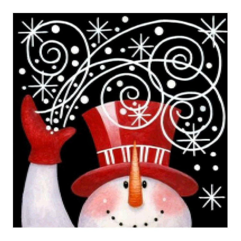 5D DIY Full Drill Diamond Painting Christmas Snowman Cross Stitch Embroider