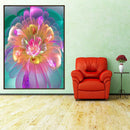 Fluorescent Flower 5D DIY Full Drill Diamond Painting Embroidery Stitch (A)