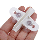 5Pcs Aquarium Fish Tank Divider Suction Cup Divider Plastic Sheet Holder SetR