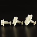 3 Pcs Cake Xmas Snowflake shape Plunger Fondant Decor Sugarcraft Mold Cutter JR