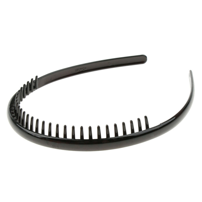 2Pcs Spring Wavy Hairband Zigzag Hair Loop Headwear for Sports Yoga Gym