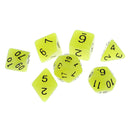 14pcs/Pack Polyhedral Dices Noctilucence Dice for Party Pub Casino Supplies