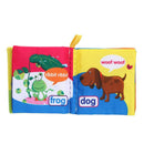 6pcs Soft Cloth Book Baby Kids Children Early Educational Cartoon Book Toys