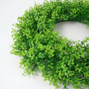 2PCS 17 inch Artificial Wreath Greenery Home Decoration Garland Ornament