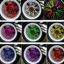 36x Wheel Spoke Wraps Kit Rims Skins Cover Guard Protector Motocross Dir TKK