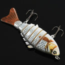 10cm / 4 "15.5g Bionic realistic Hard Multi-segments bait for sun-fish Bass P2H6