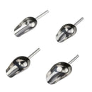 4pc Stainless Steel Ice Scoop Shovel Grains Sweets Buffet Candy Food Measure