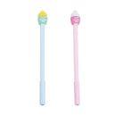 2 Pcs 0.38Mm Learning Stationery Cartoon Cute Cake Gel Pen Student Pen Blac O3V2