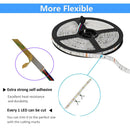 5M 16.4ft Waterproof RGB Solar Powered LED Rope Tube Light Outdoor Garden Lamps