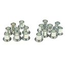 16pcs Iron Roller Skate Wheels Accessories Center Bearing Bushing Spacer