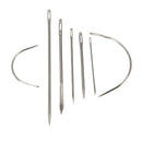 7 Repair Sewing Needles Curved Threader for Leather Canvas Stainless Steel Si D1