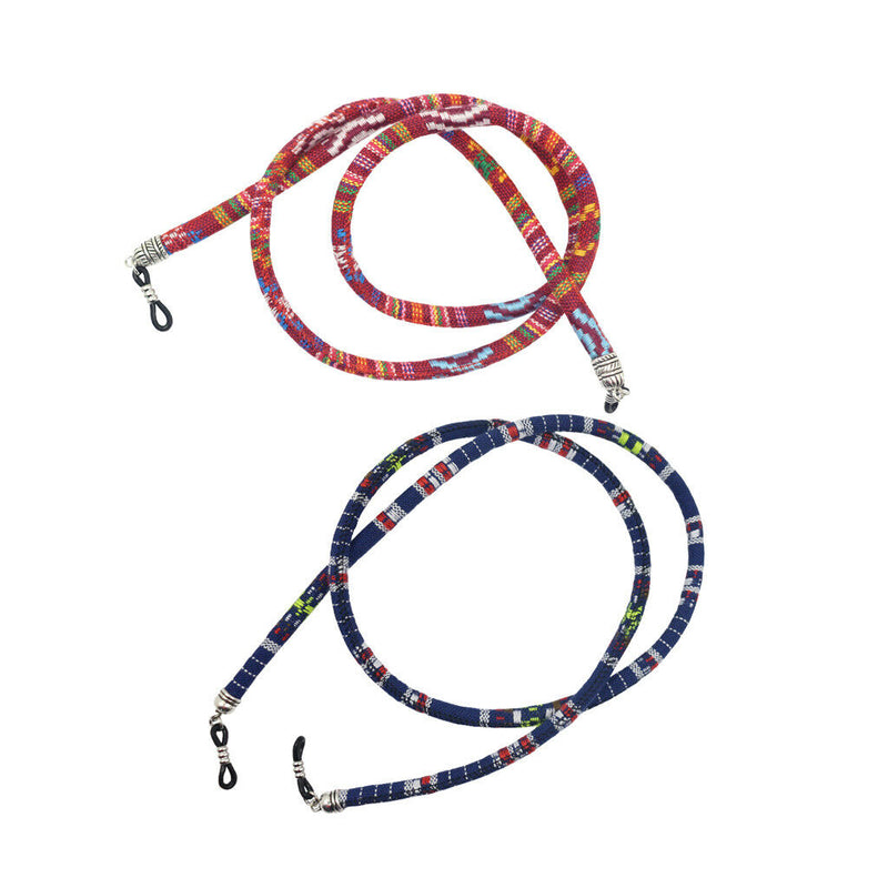 2pcs Round Rope Cord Eyeglasses Holder Lanyard Neck Strap String Retainer