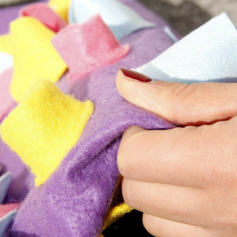 Washable Snuffle Mat for Dogs Pet Feeding Mat Nosework Training Pad Puzzle Toys
