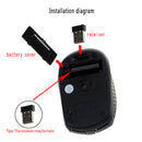 2.4GHz Wireless Optical Mouse USB 2.0 Receiver 6Button 1800dpi for PC Green