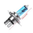 2x H4 Super 100W 9003 HB2 Bi-Xenon HID 6000K White High Low Beam Headlight Bulb