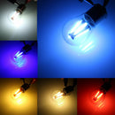 4 LED 1157 BAY15D Red COB Bulb Lamp Car Reverse Turn Singal Rear Light 12-24V