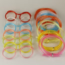 Novelty Flexible Soft Glasses Silly Drinking Straw Funny Party For Kids Gla B9B2