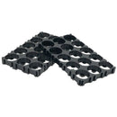 10pc 3x5 18650 Cell Battery Spacer Radiating Shell Heat Holder Bracket Bla RKE