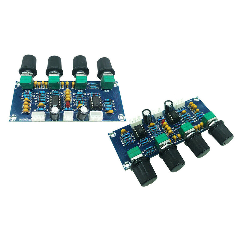 2x XH-A901 NE5532 Tone Card Preamp with Treble Volume Adjustment