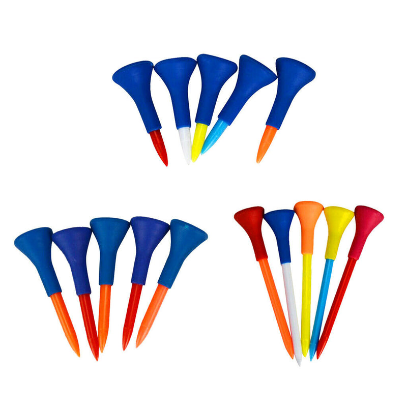 High Quality Soft Rubber Cushion Top Golf Tees Random Short Training Golf