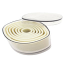 Football Shaped Nylon Biscuit Cutter Set 7 Piece Cookie Cutters Plain Edge