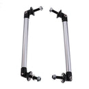 2Pcs Tone Aluminum Alloy Car Front Bumper Lip Splitter Tie Rod 10cm 3.9inch