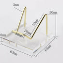 Acrylic Display Easel Holder for Mineral Fossil Rocks Quartz Platter Medals