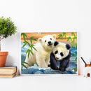 5D DIY Full Drill Diamond Painting Panda Embroidery Mosaic Kit Home Decor