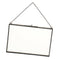 2 Sided Hanging Glass Display Frame for Photo Picture Specimen 18x13cm
