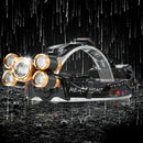 T6 High Power Lantern Waterdichte Led Induction Zaklamp Head Light OplaadbareFT
