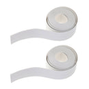 2 Pcs 1M Adhesive Tapes for Bath Wall Wash Basin Floor Caulk Strip Moldproof