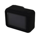 Black Silicone Housing Case Protective + Lens Cap Cover For GoPro HERO 5 Camera