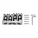 84mm Metal Electric Bass Bridge Fixed For 4 String Bass Guitar Parts Access D4Q8