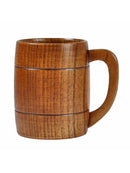 1Pcs Wooden Coffee Beer Mug Wood Cup Handmade Tea Cup with Handle Newest Useful
