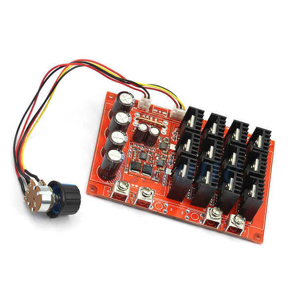 DC 60A 10-50V Motor Speed Control PWM HHO RC Controller 3000W MAX 12V 24V 48V
