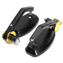 1 pair universal motorcycle 22mm 7/8 inch bar end rearview mirrors motorbik D4K4