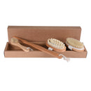 Dry Brushing Body Brush Kit 4pcs Bathroom Shower Body Cleaning Brush for