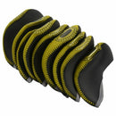 10 pcs / set Golf Iron Hoods, Pole cover Set (Gray + yellow) K4Z5