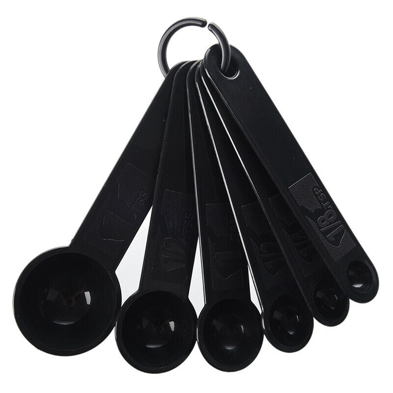 1 Set 6 pcs 1/8 TSP-1 TBS Plastic Scoops C6E3