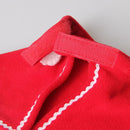 Pet Dog Cat Red Christmas Cloak Cape Xmas Halloween Holiday Costume Dress_S