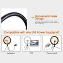 10.2 inch LED Selfie Ring Light Desktop Photo Video Ring Lamp for Phone