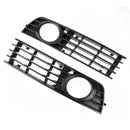 Front Bumper Lower Fog Light Grille Cover for Audi A4 B6 8E0807681 (Pair)