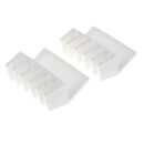 5 Set Cable Clips Self Adhesive Cord Management Holder Organizer Clamp White