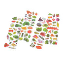 5 Sheets Various Vegetables Bubble Stickers Cartoon Scrapbooking Stickers/' BX
