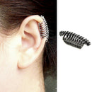 Punk Rock Ear Cuff Earrings Leaf Chain Tassel Clip Wrap Stud Earring jewelry Ew